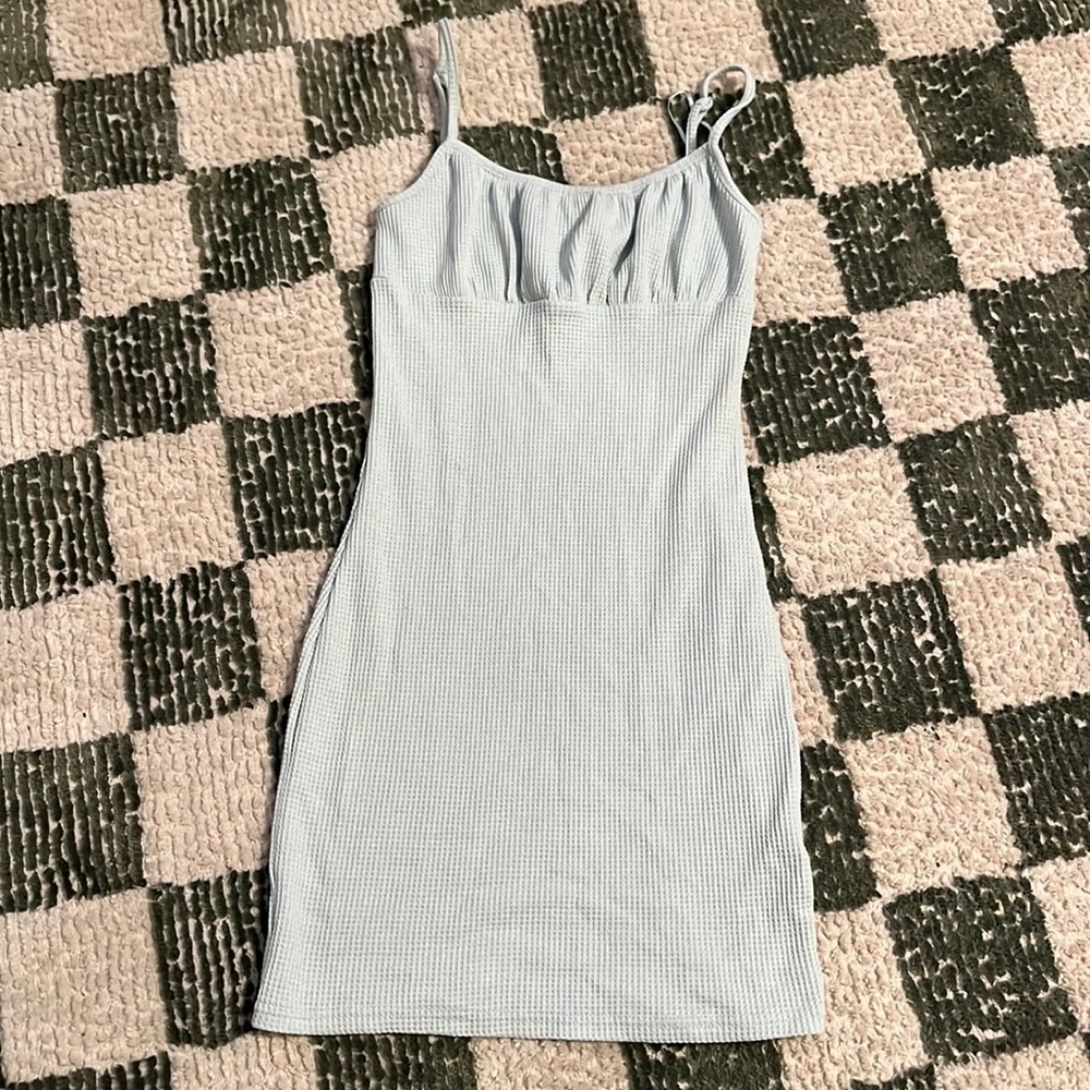 Princess Polly mint bodycon thermal mini dress
